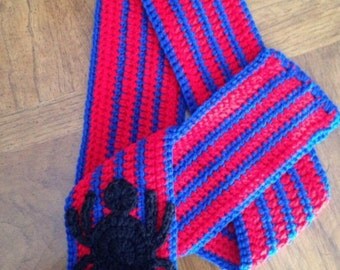Superhero scarf batman inspired scarf crochet superheroes