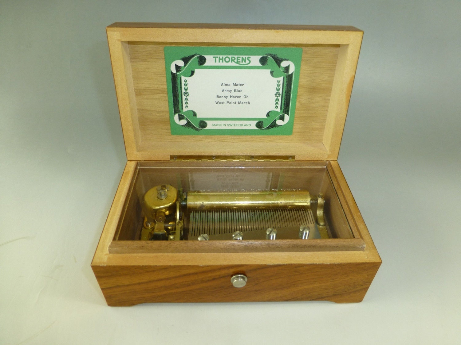 Vintage Swiss Thorens Pre Reuge Music Box by SingingBirdMusicBox