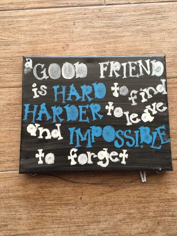 Best friends picture frames / sayings / handpainted picture