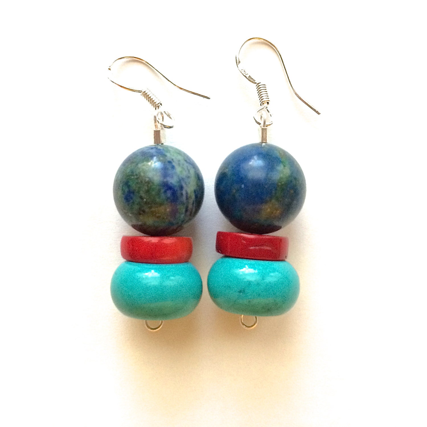 Colors of Earth Jewelry Collection Turquoise Coral and