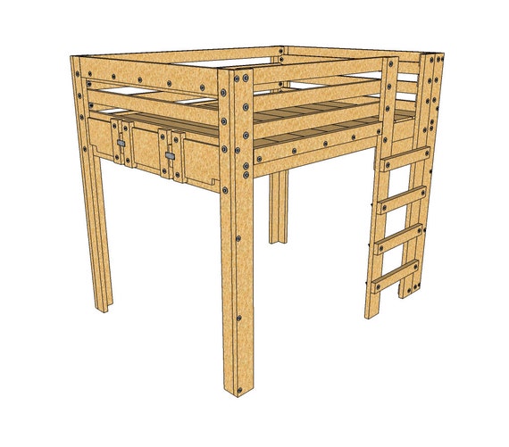 Queen Loft Bed Plans