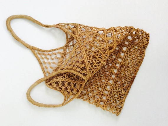 macrame beach bag