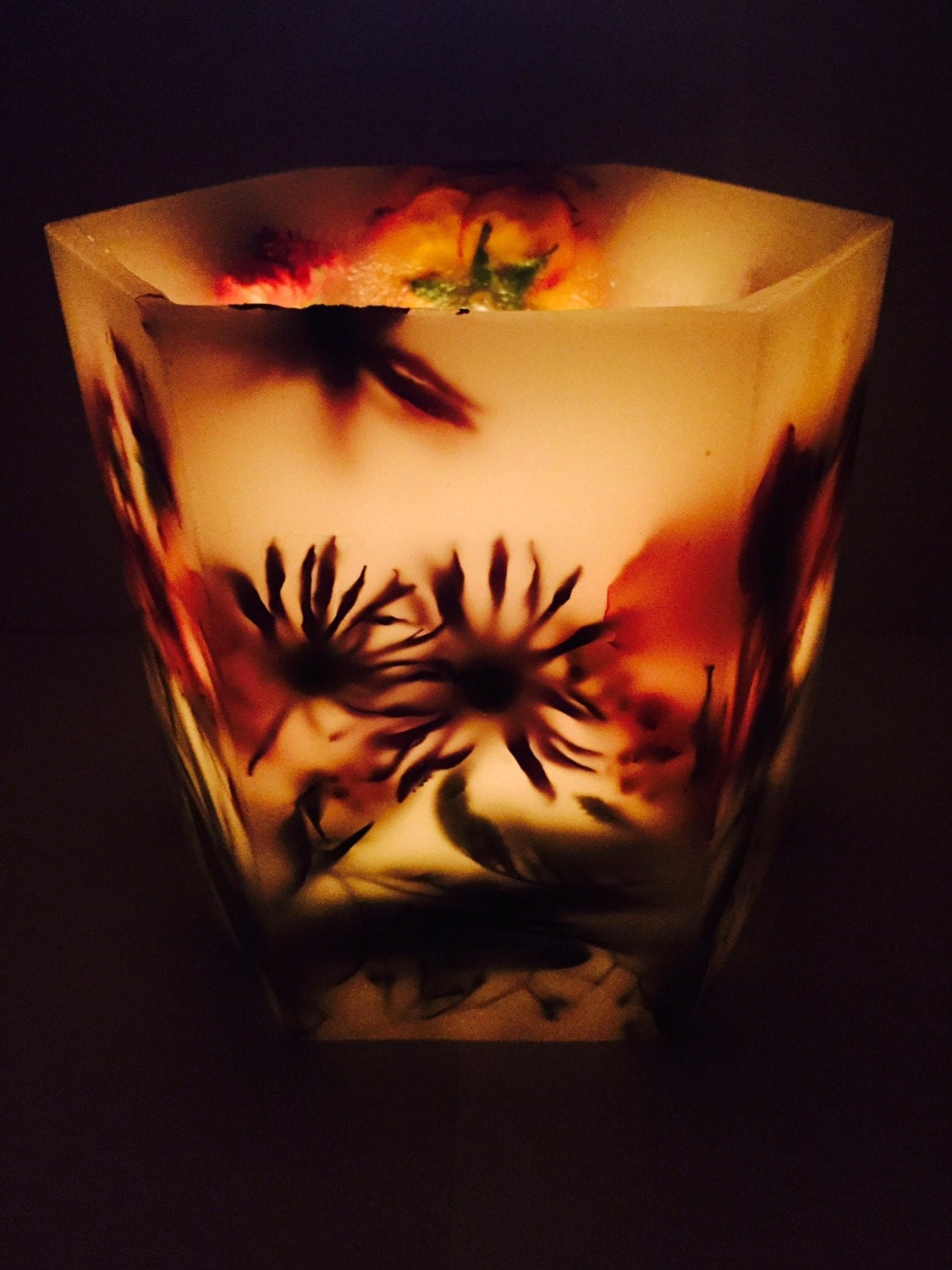 FOREVER Memorial CANDLES made with FLOWERS from your Special