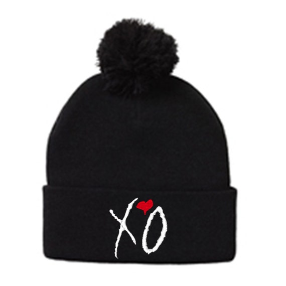 Embroidered hat Hip Hat Pom Drake The  XO beanie Pom xo   Hop Weeknd YMCMB Beanie Minaj