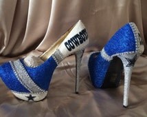 Popular items for dallas cowboys shoes on Etsy