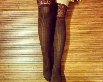 Vinyl Look Stockings Womens Over-the-Knee online boutiques near