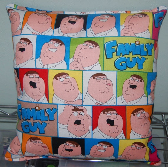 Family Guy Pillow Peter Griffin Family Guy Pillow HANDMADE Made in USA