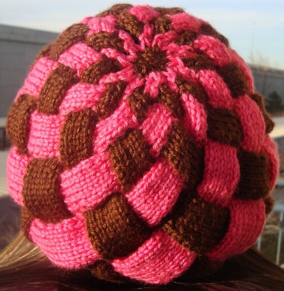 Stunning Woven Hat (slouchy beanie style)