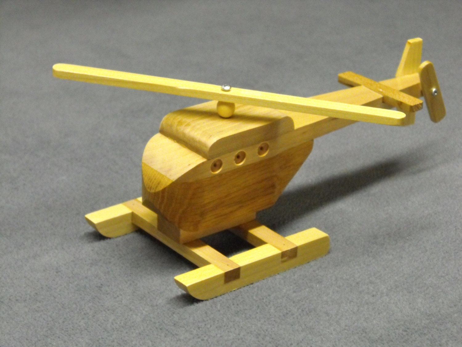 Wooden Toy Helicopter by CraftyWoodenCreation on Etsy