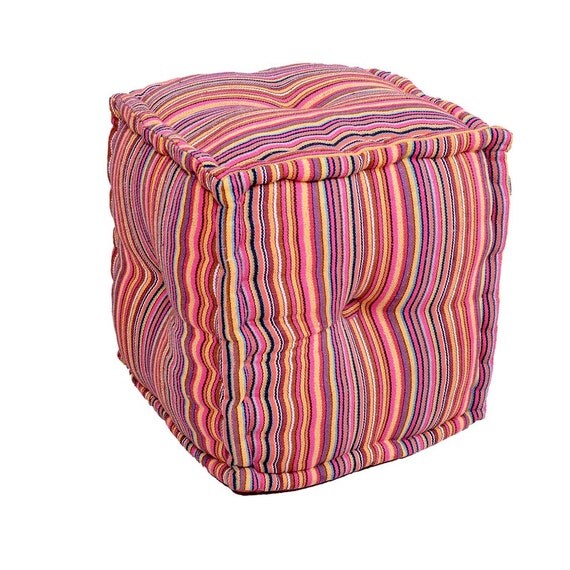 Items similar to Cube Ottoman,Pouf Cover, Floor Pouf Cover, Ottoman