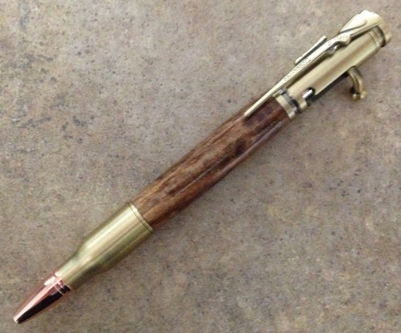30 Caliber Bullet Latch Bolt Pen by CreativeTurning on Etsy