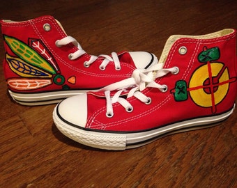 Custom Chicago Blackhawks shoes