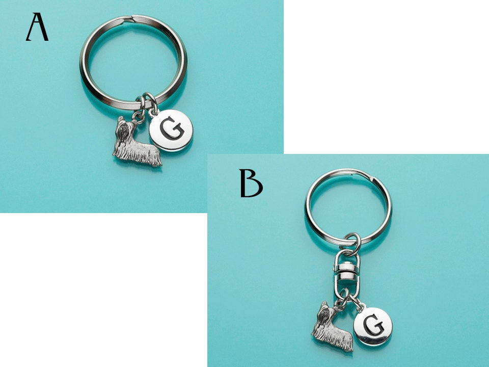 Portachiavi Yorkshire Terrier Acrilico: Ciondolo Carino Per Borsa E Chiavi, Regalo Per Donne