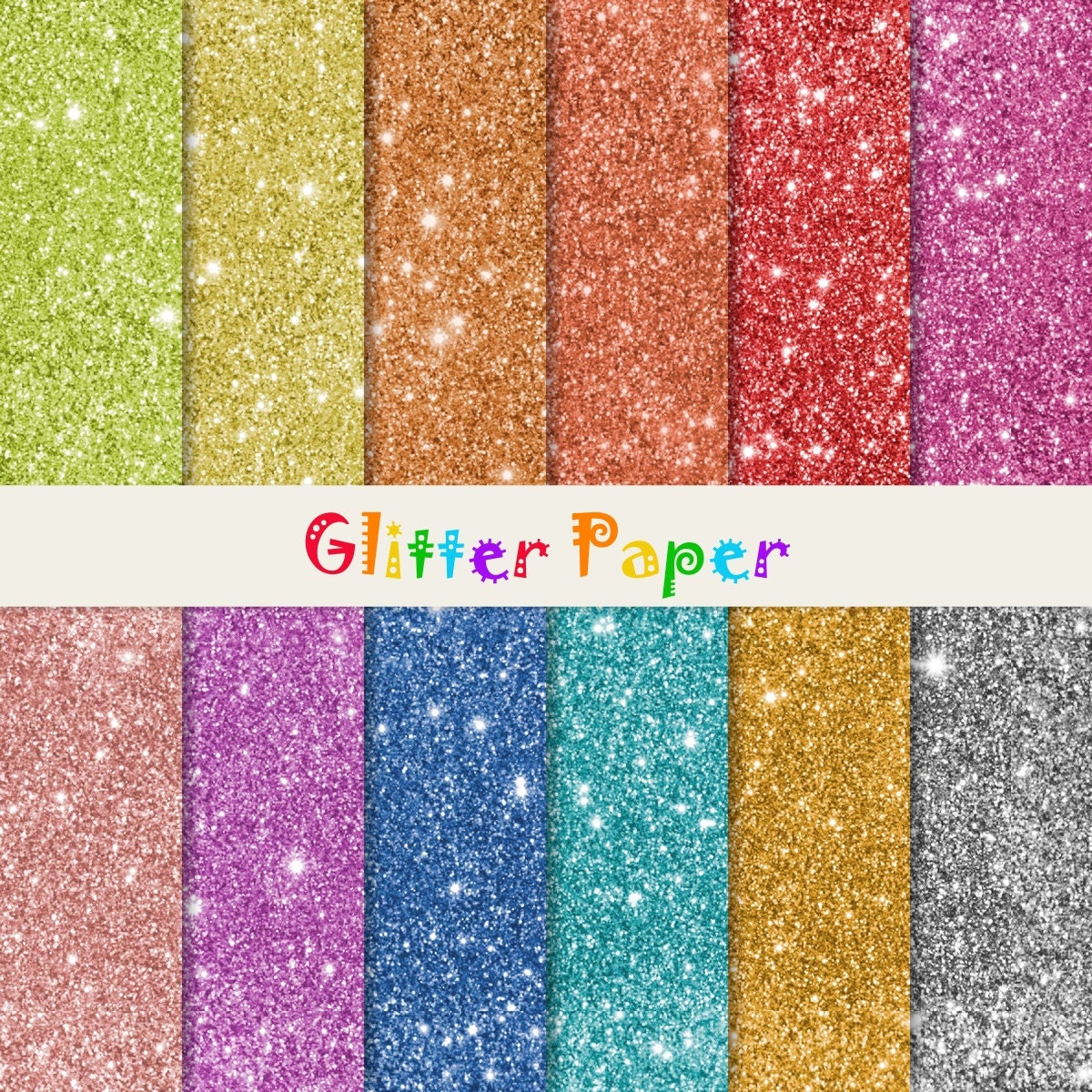 Download Buy 2 Get 1 Free Digital Glitter Paper Pink Glitter Gold