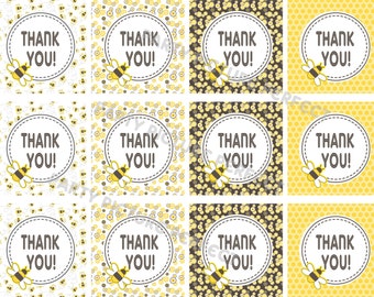 Items similar to Bumble Bee Printable Party Circles by Oh My Gluestick ...