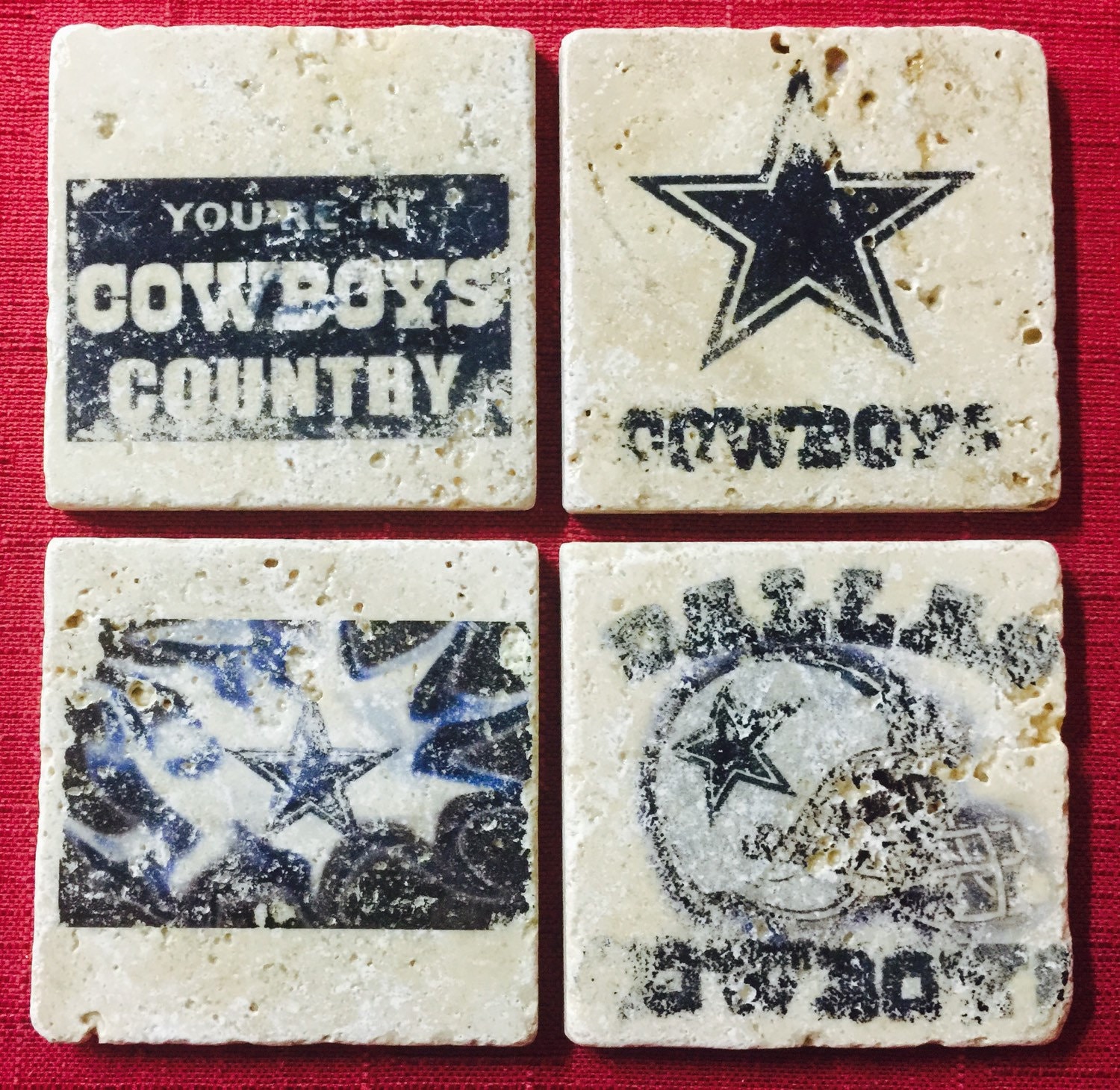 Dallas Cowboys Coasters set of 4