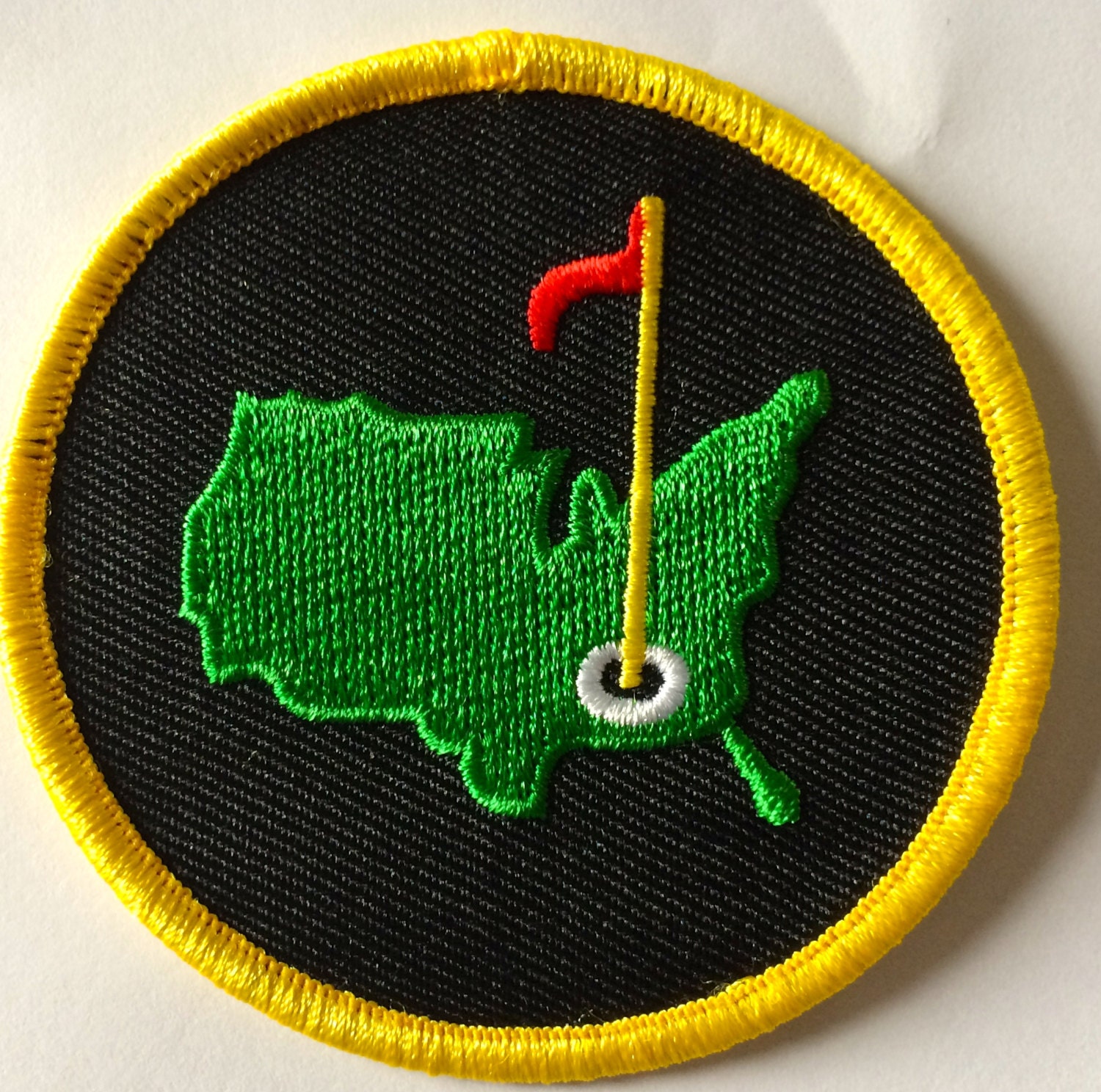 Golf Masters 2 inch patch iron on or sew on