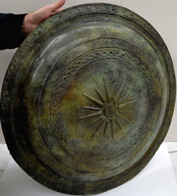 Star of Macedonia bronze shield Alexander the by GreekDemigods