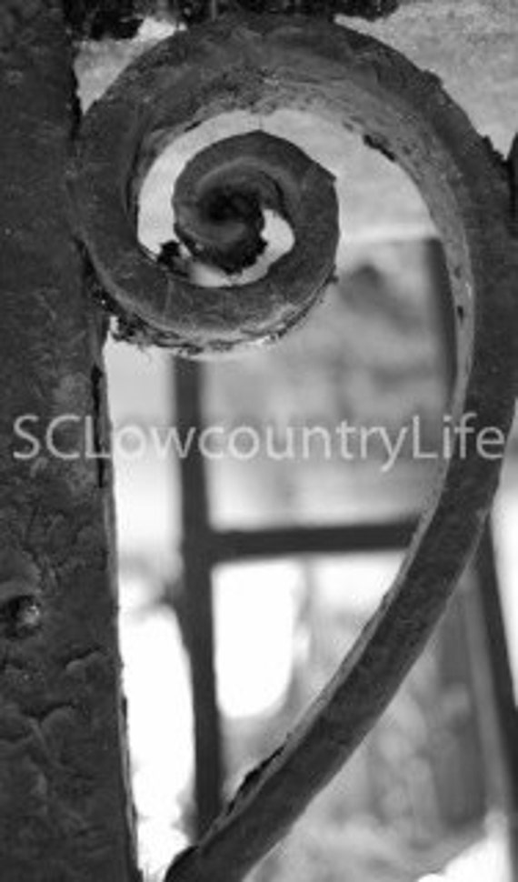 Charleston SC Iron Gate Letter D by SCLowcountryLife on Etsy