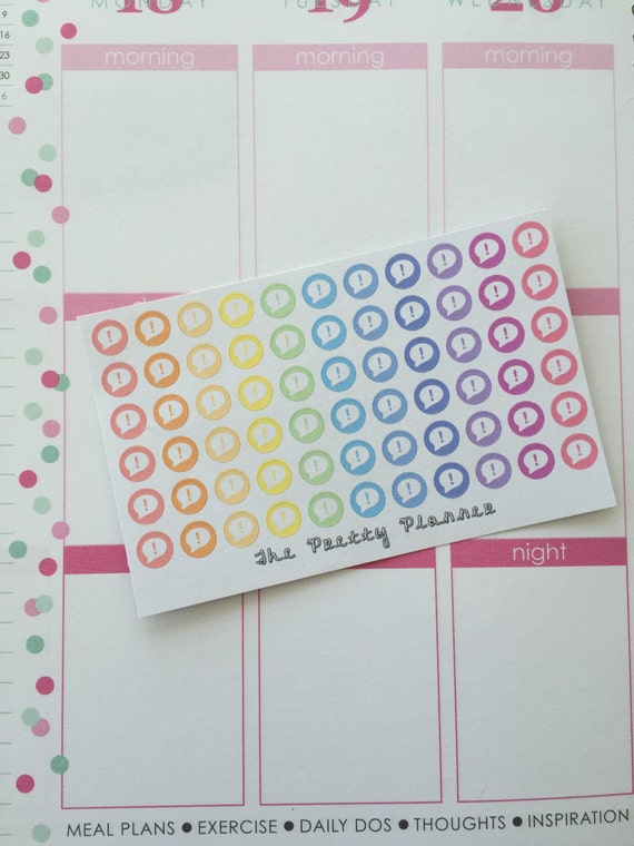 Important Dots Life Planner Sticker by ThePrettyPlanner on Etsy