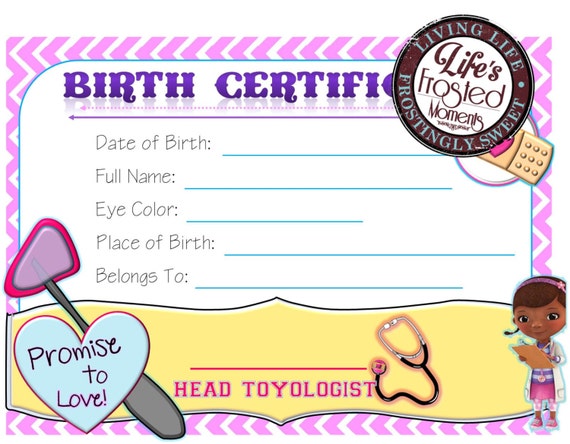 Free printable doc mcstuffins prescription labels
