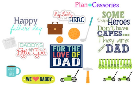 fathers day stickers by kreativekeo on etsy