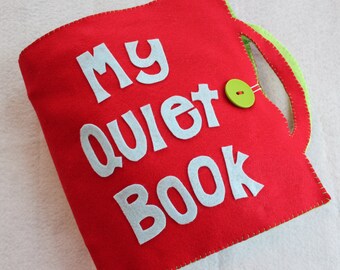 Custom Quiet Book - Large Personalized Book - You Pick Pages and Colors! Cover is FREE with Purchase of 4 Pages!