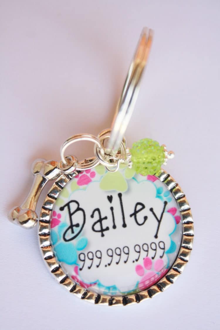 Personalized Custom Dog ID tag Cute unique dog by TakeItPersonal74