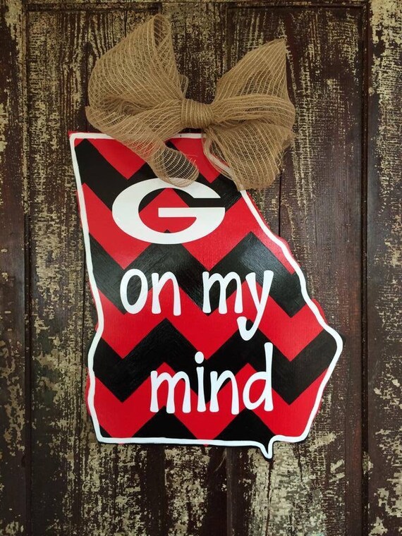 Items similar to State of Door Hanger on Etsy