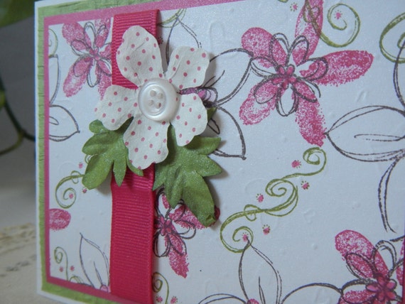 Items similar to Beautiful, Floral Blank Inside ~ Greeting Card on Etsy