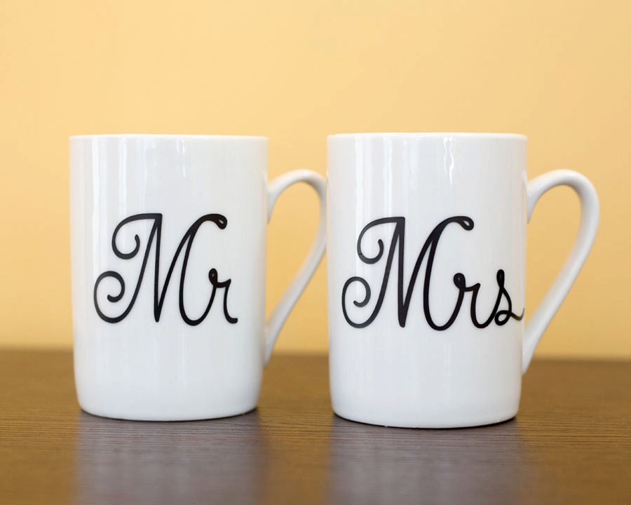 Mr. and Mrs. Coffee Mugs