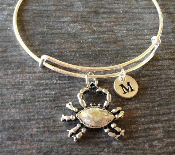 Crab jewelry Blue Crab Bracelet Crab bracelet Crab by Bobobangle