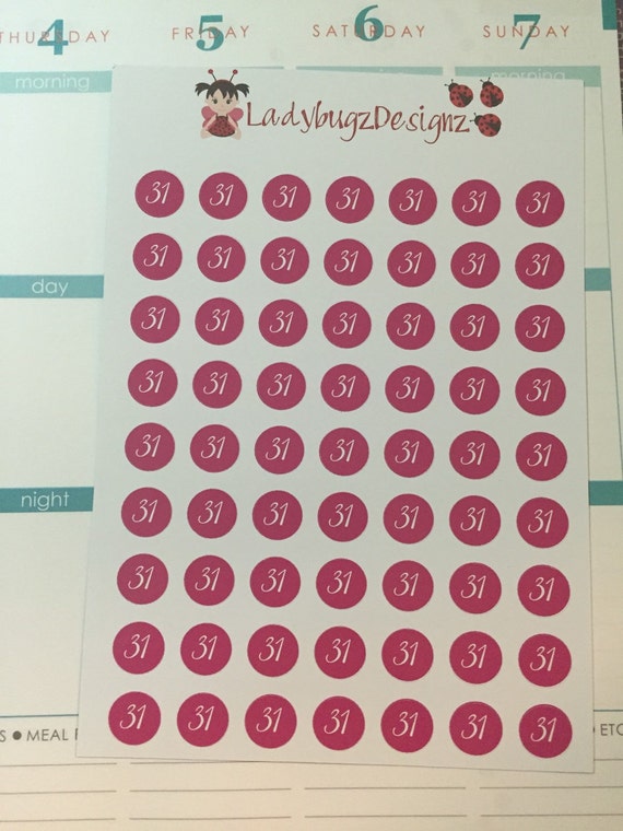 Thirty One Stickers for your Erin Condren Planner Thirty One Stickers for your Erin Condren Planner