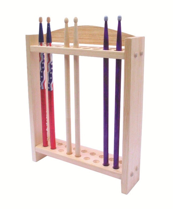 Items similar to Drum Stick Display DrumStick Holder Solid Wood