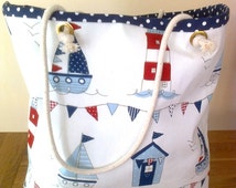 Popular items for canvas beach bag on Etsy