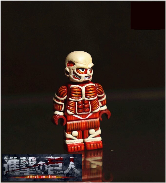 Custom CRAFTED Lego Attack on Titan minifigure by