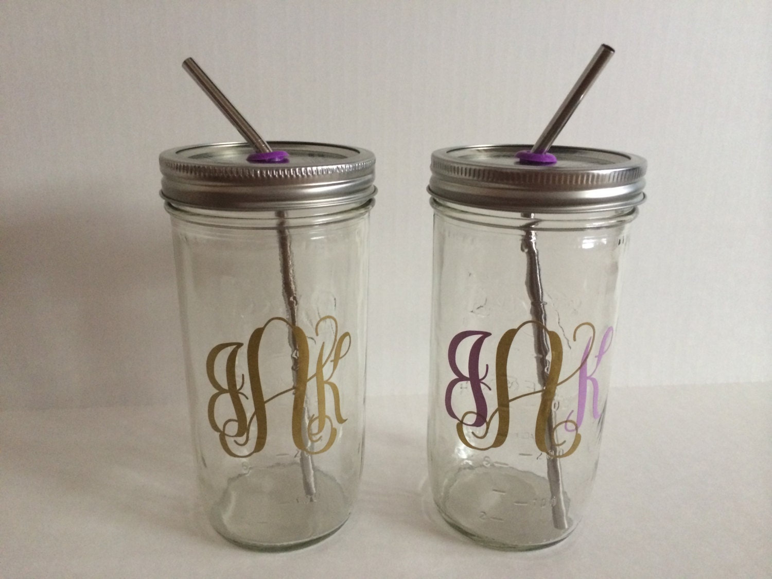 Personalized 24 Oz Mason Jar Tumbler With By Workingmomdesigns 6128