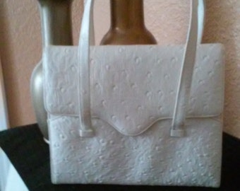 Greta White Day Handbag