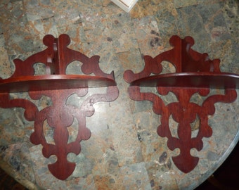 PAIR of WALL SHELVES