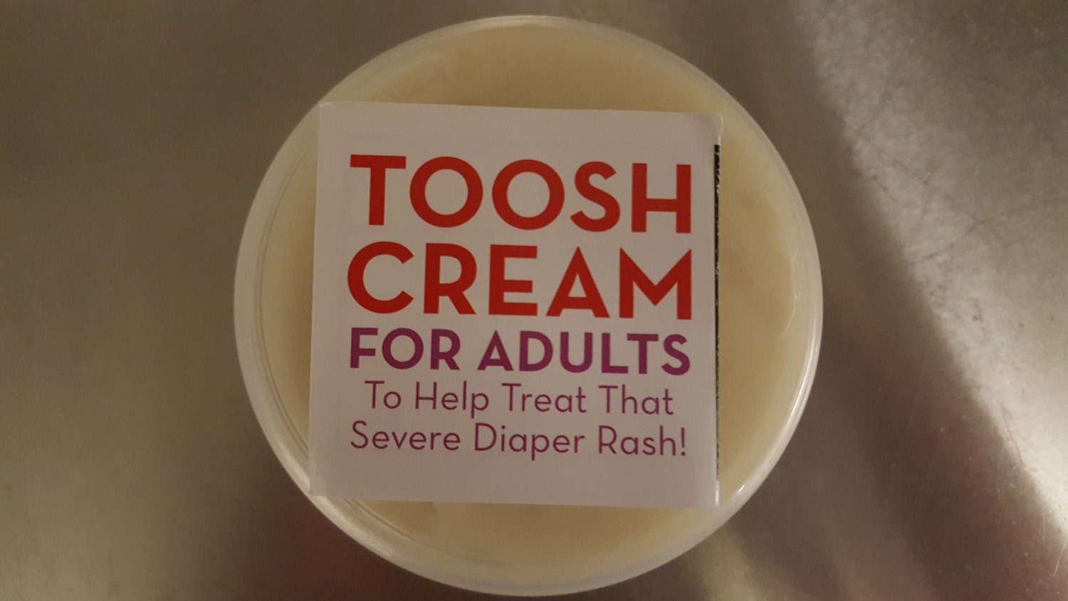 Toosh Cream For Adults Diaper Rash by tlctopicals on Etsy