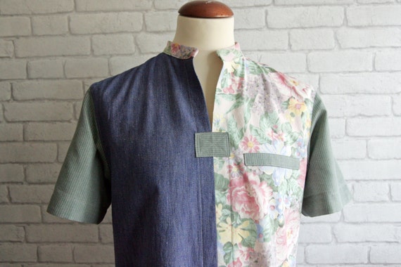 denim and flowers mens shirts