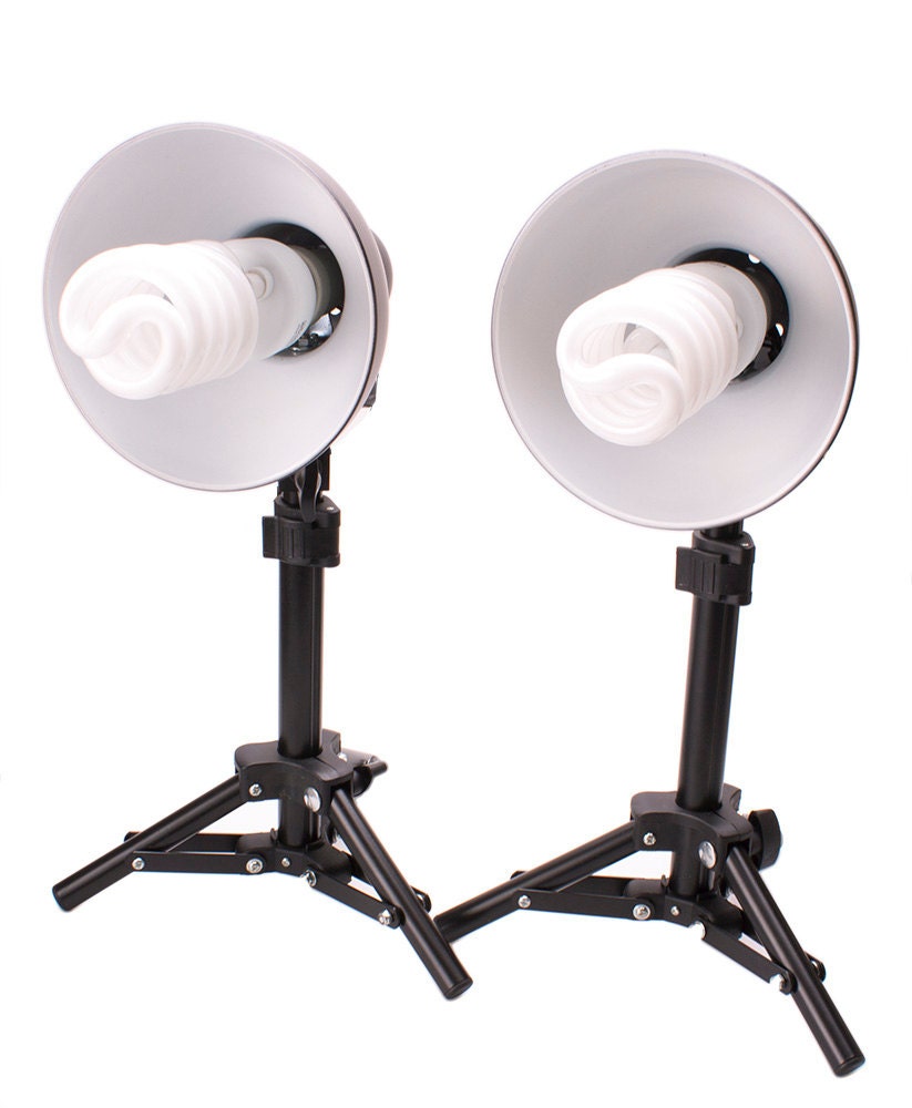 300W Photography Table Top Photo Studio Lighting Kit 2 Light
