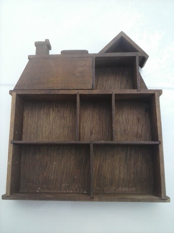 House shaped shadow box by Coltsredtopranch on Etsy