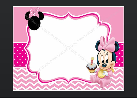 Blank Minnie Mouse Birthday Invitations 10