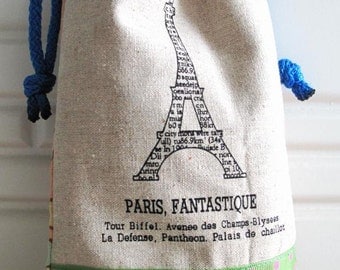 PARIS, FANTASTIQUE Drawstring Bag