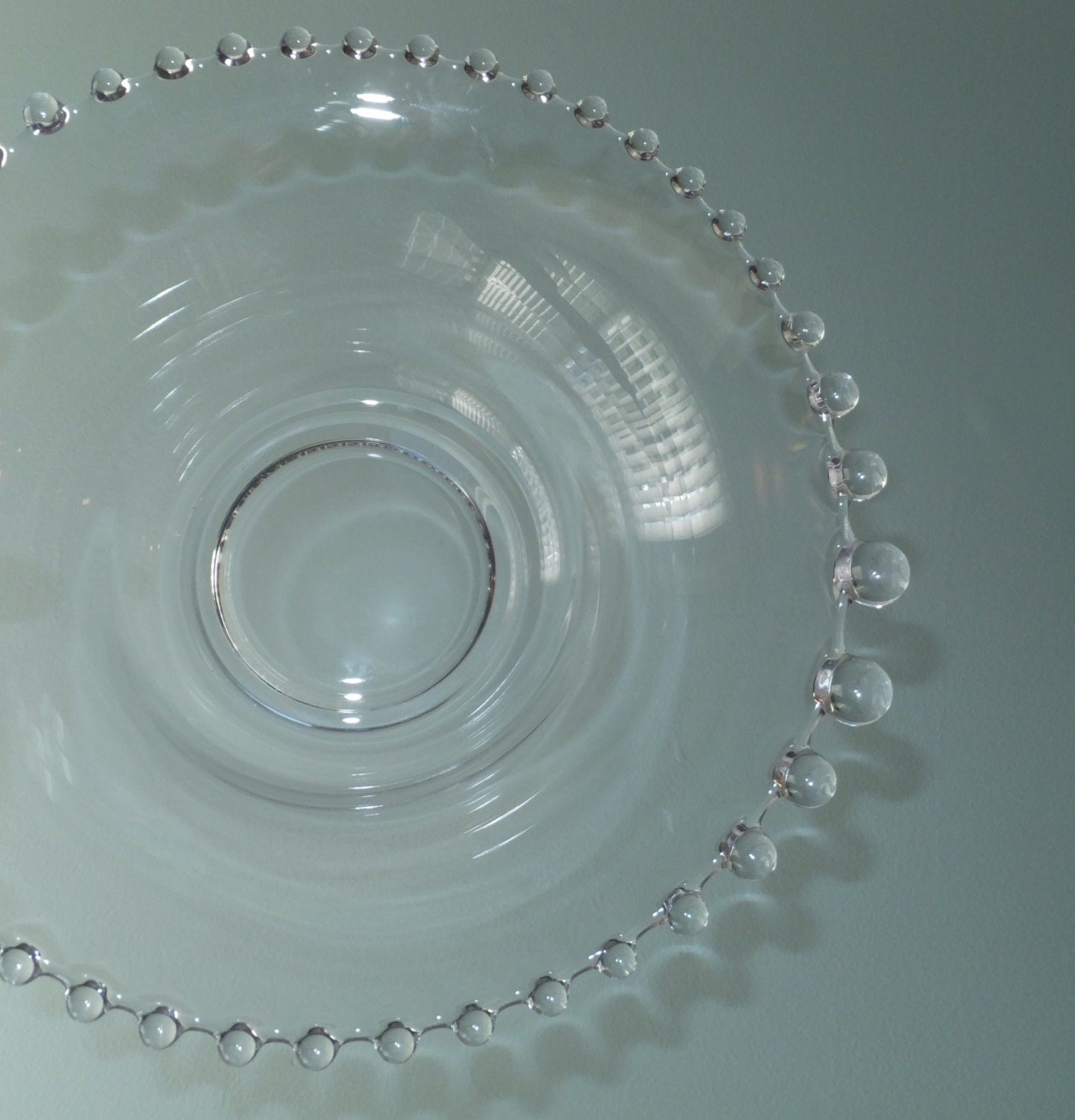 Candlewick Glass Bowl Vegetable Dish Salad Bowl by Duckwells