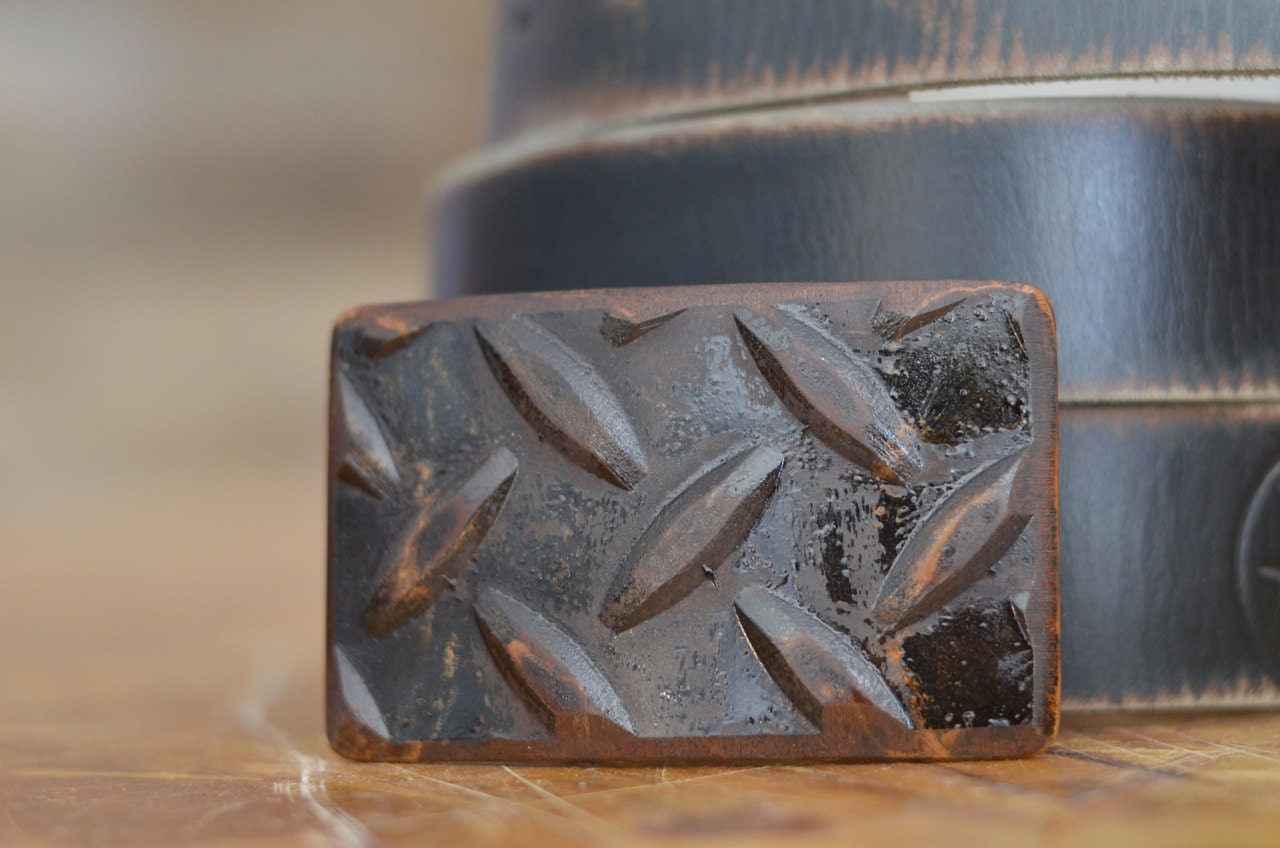 Tread Plate Belt Buckle by Fosterweld