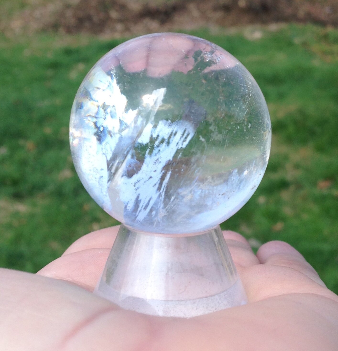 40mm Clear Quartz Crystal Ball with Stand Large by BetterWorld