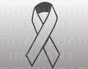 Awareness Ribbon SVG File Cutting Template-cancer ribbon Clip Art for Commercial & Personal Use-Cricut, SCAL,Cameo,Sizzix,Pazzles,Vinyl