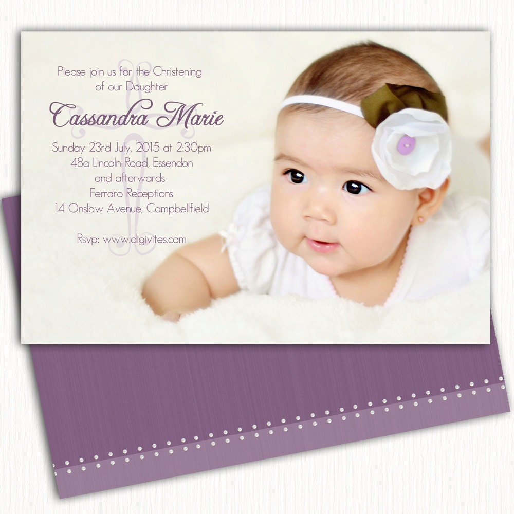 Create Personalized Baptism or Christening Invitations ...